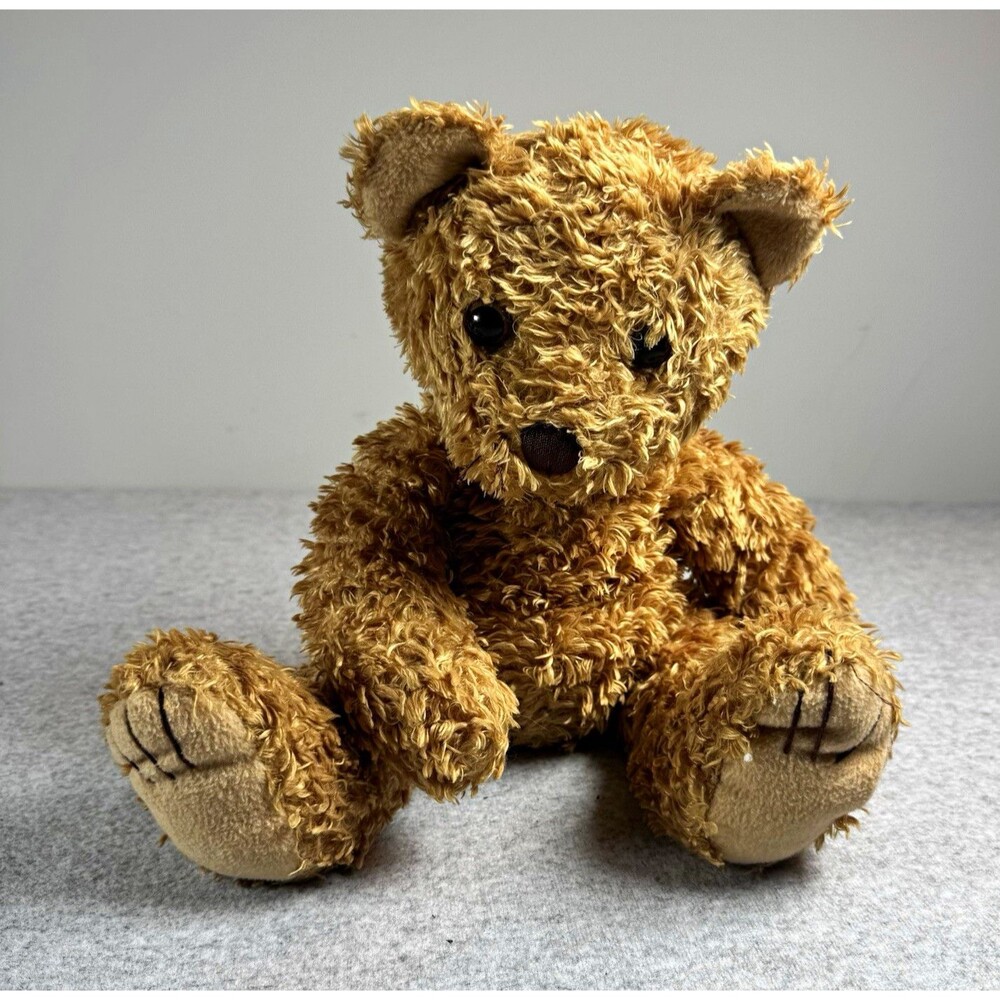 First & Main Tucker Teddy Bear Plush Brown/Beige Polyester w/ Tag MPN 1715 11”